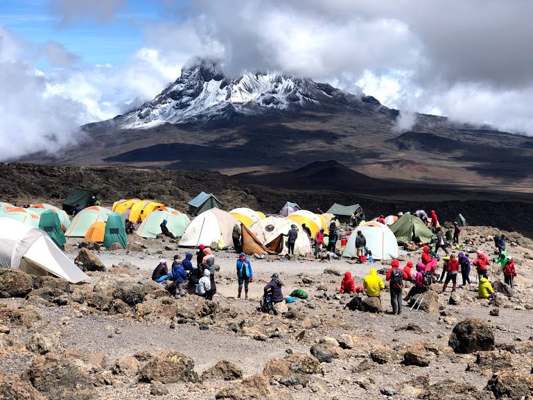 The Northern Circuit route on Kilimanjaro