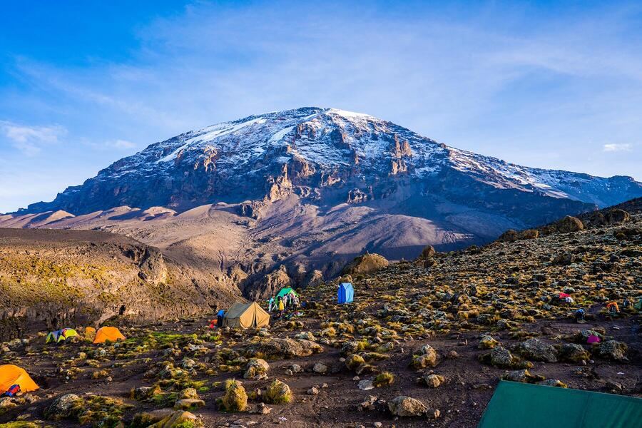 The Northern Circuit route on Kilimanjaro